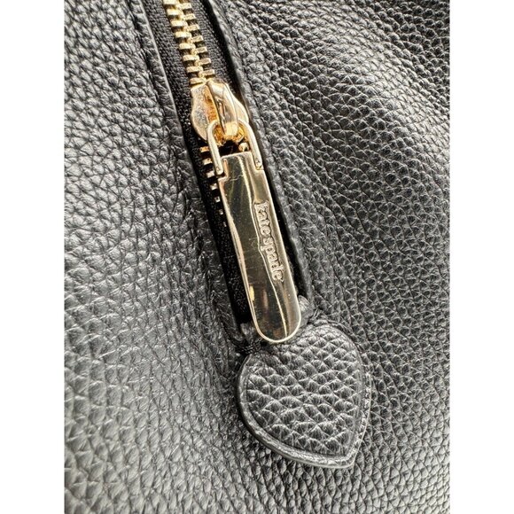 KATE SPADE NY Knott pebbled leather large shoulder bag - Black (Used) - Picture 12 of 16